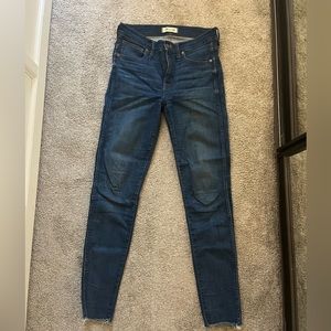 Madewell 9inch high rise skinny jeans